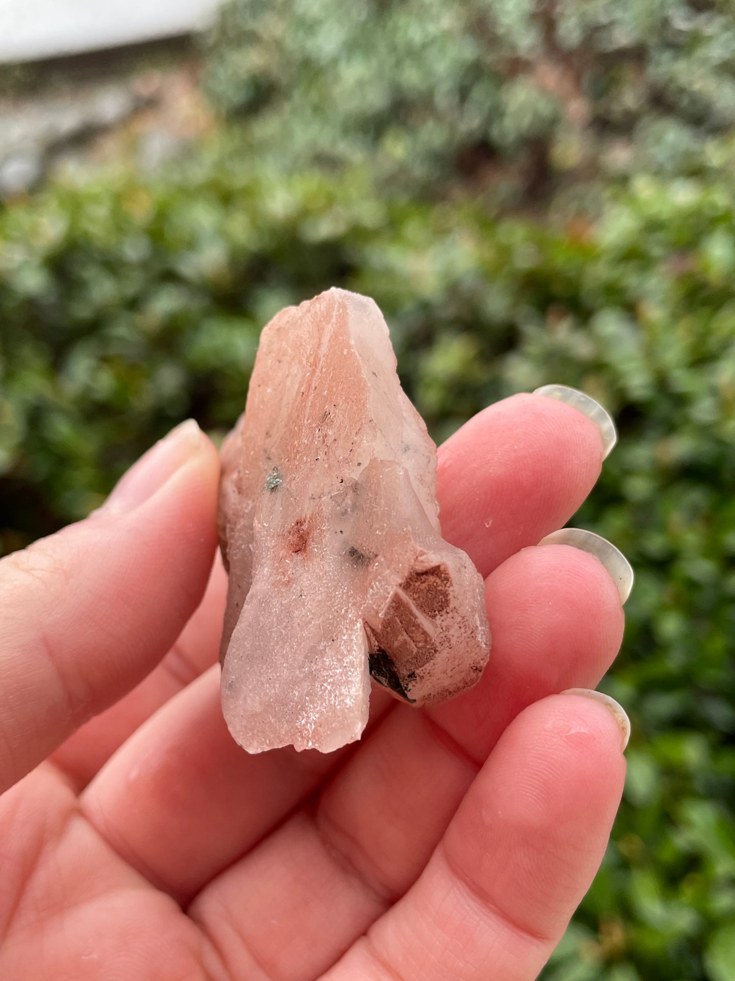 Red Hematite Quartz with Chalcopyrite