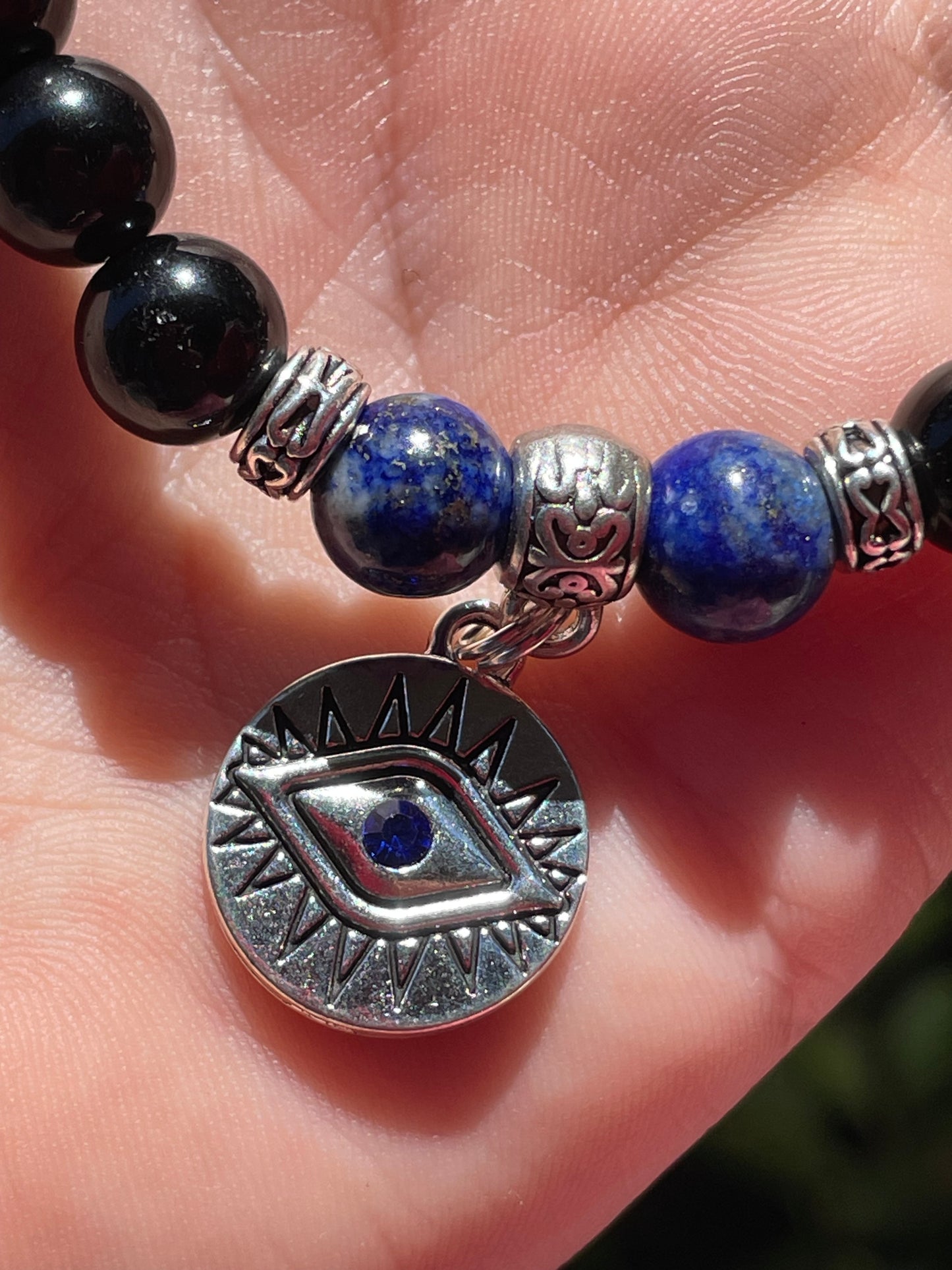 I am Protected- Nazar Evil Eye Crystal Bracelet