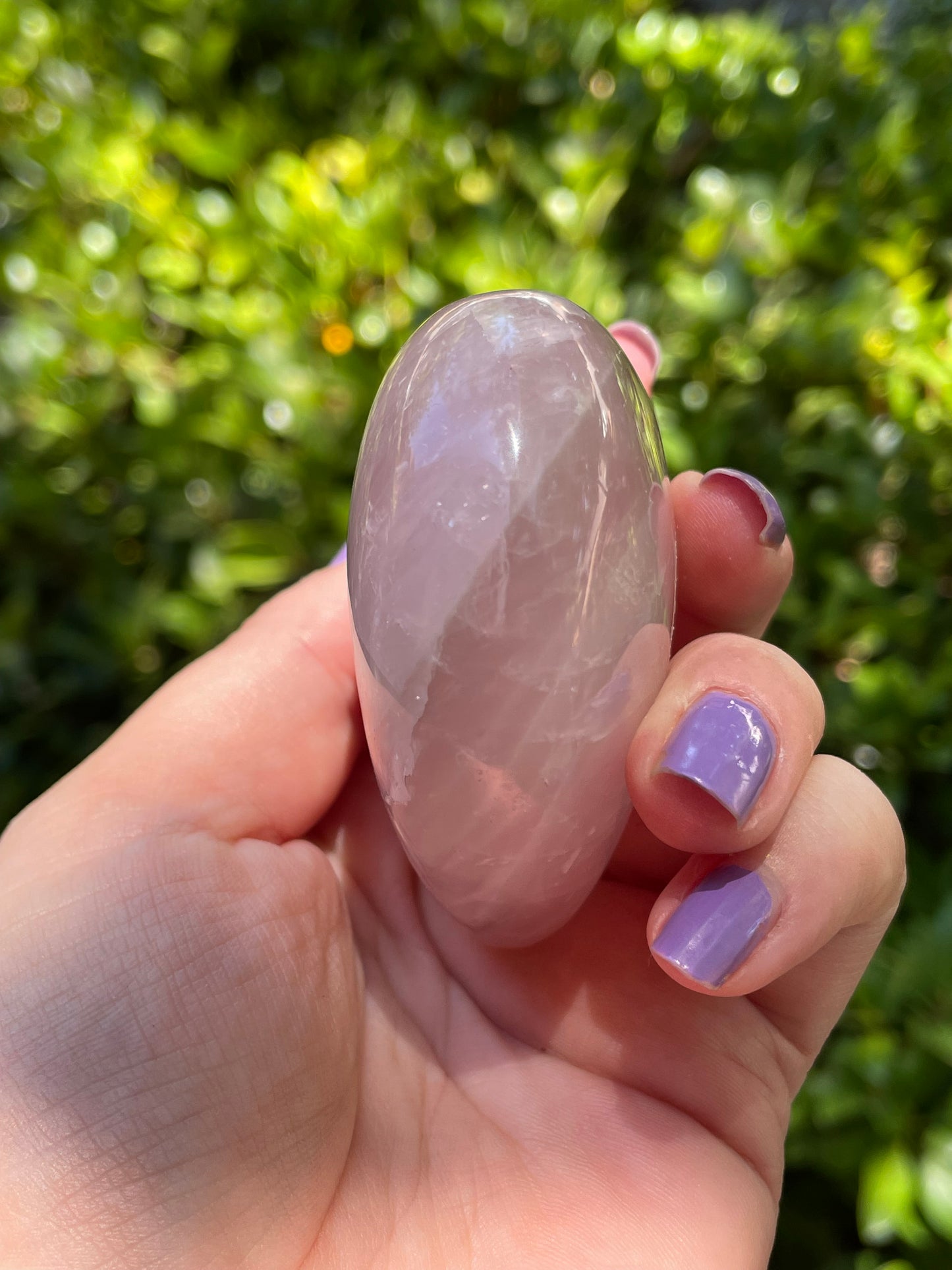 Large Rose Quartz Crystal Heart