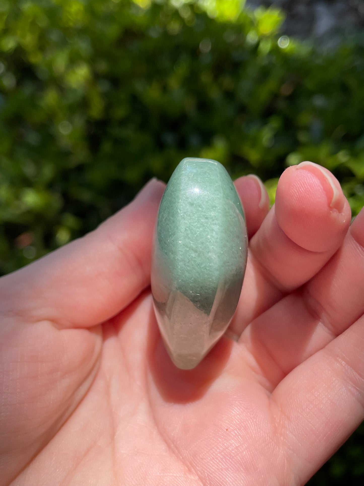 Green Aventurine Crystal Hearts