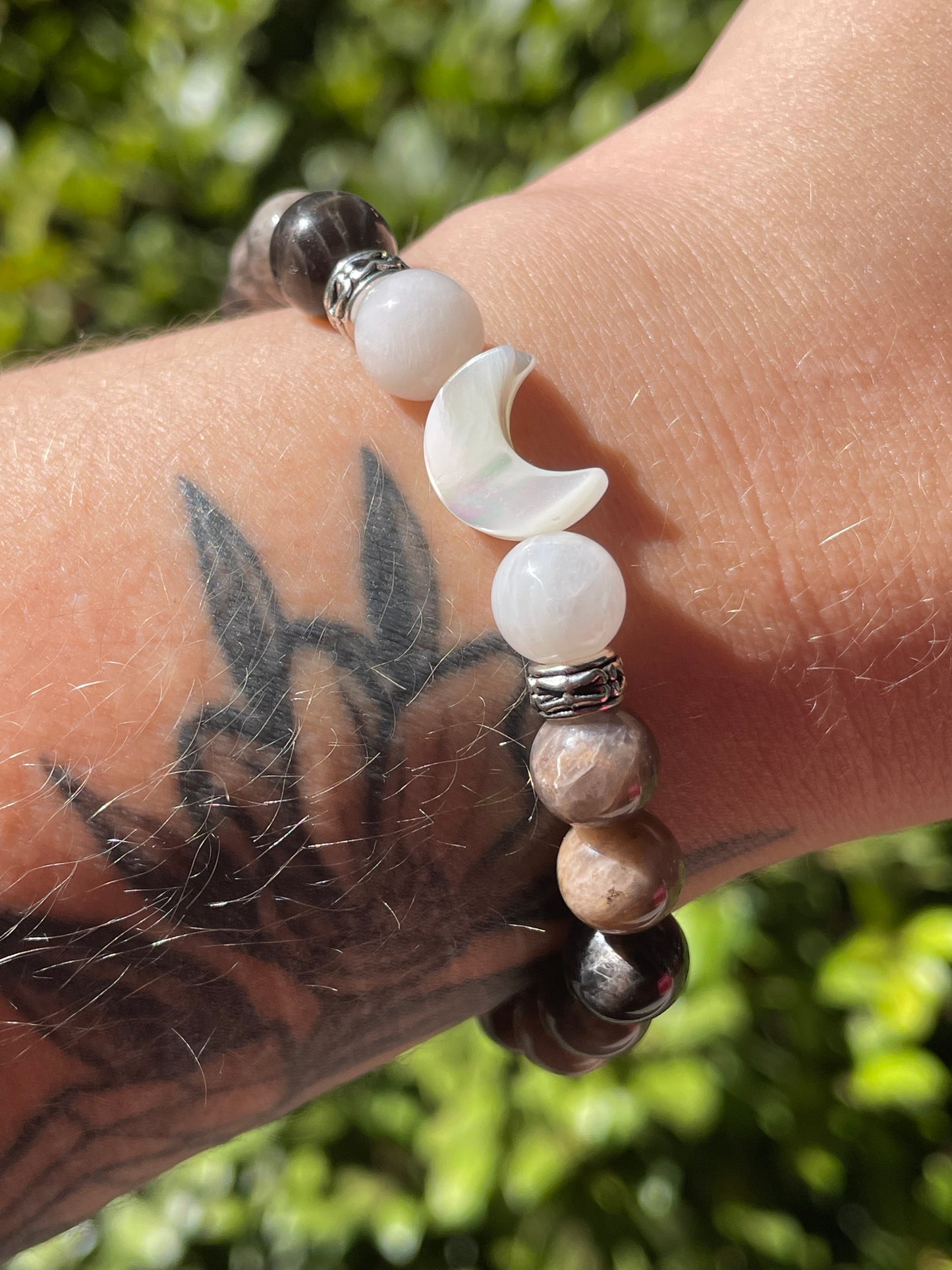 Daughter of the Moon 🌙 Moonstone Crystal Bracelet