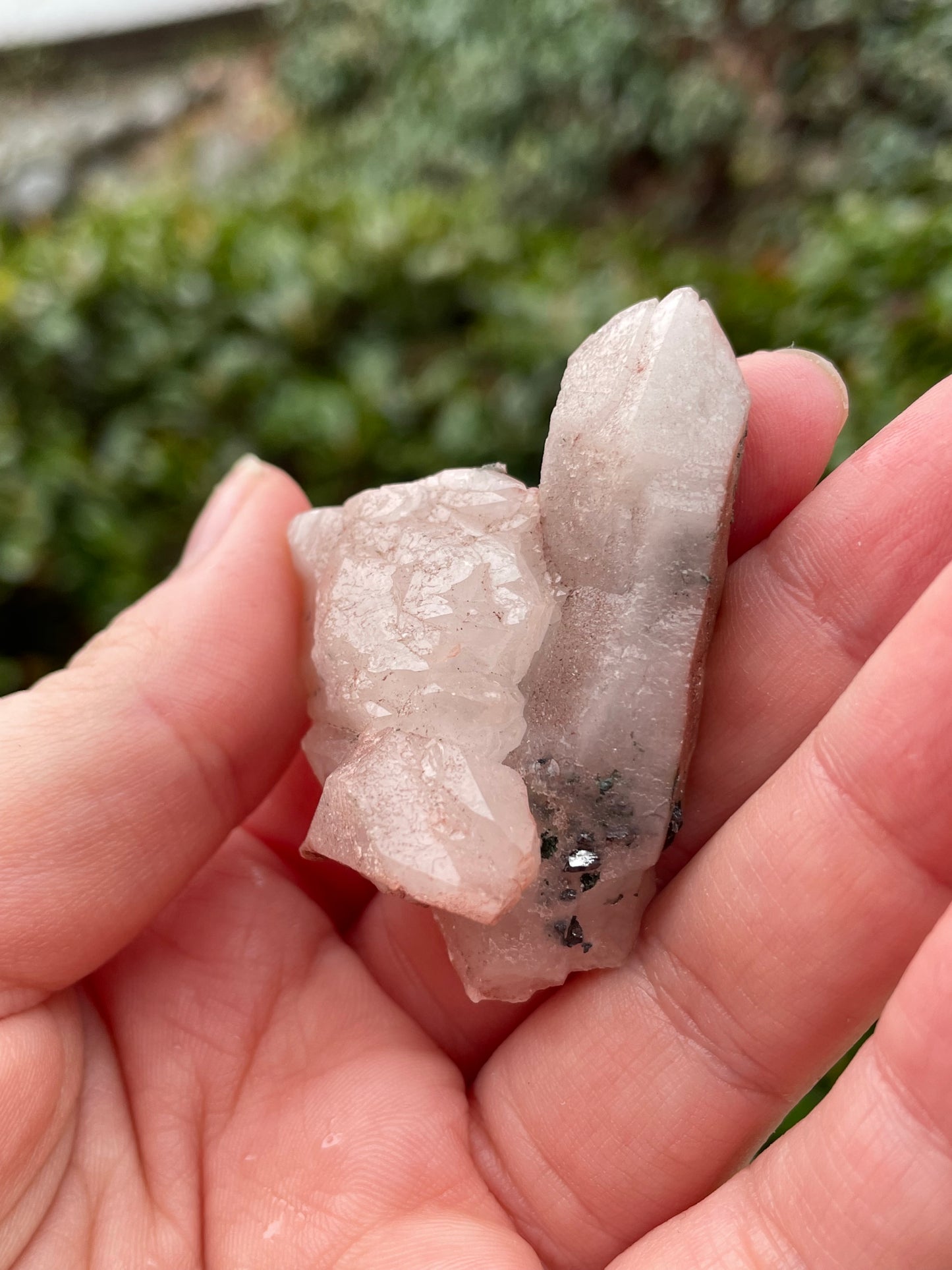 Red Hematite Quartz with Chalcopyrite