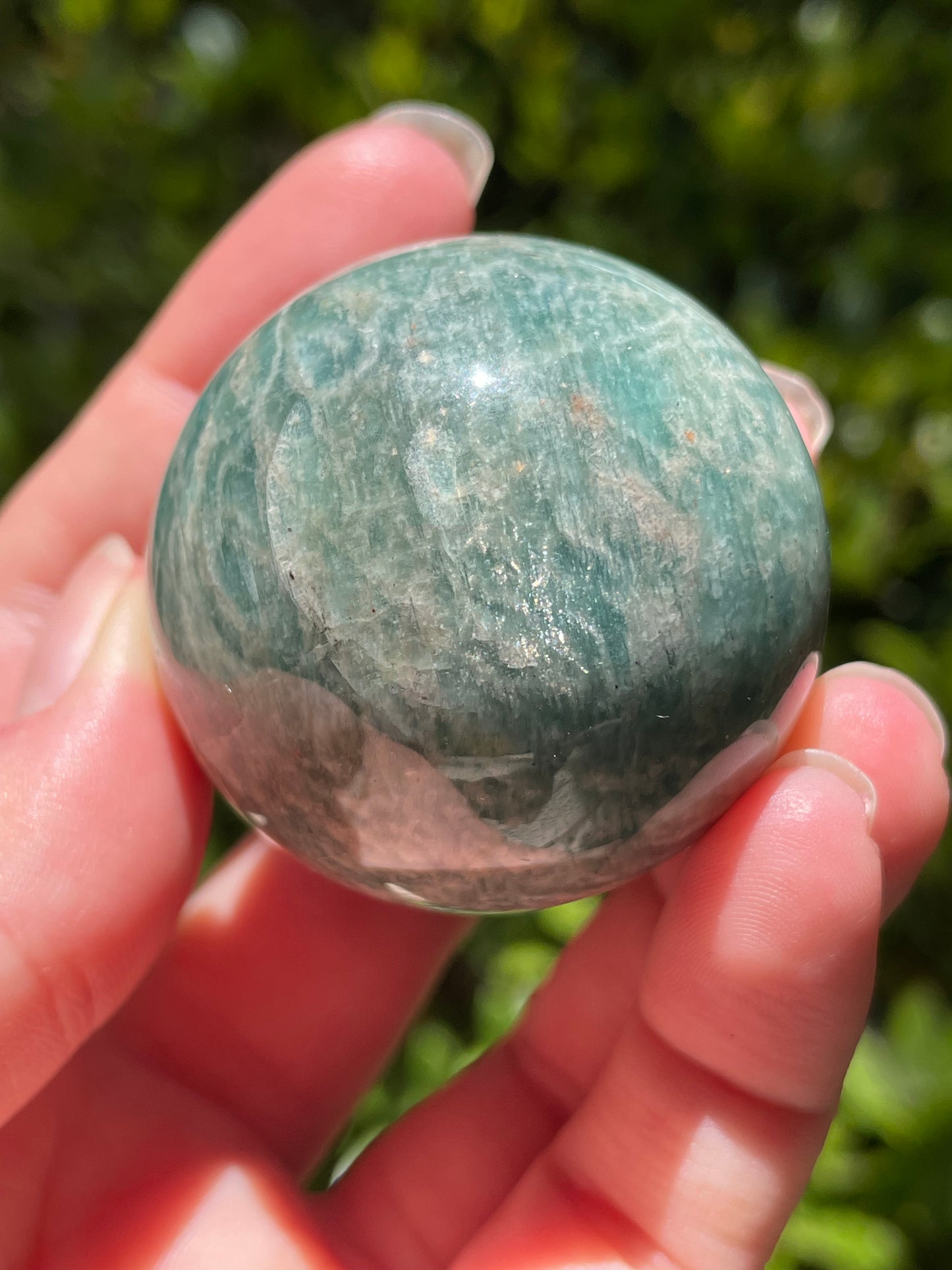 Amazonite Crystal Spheres