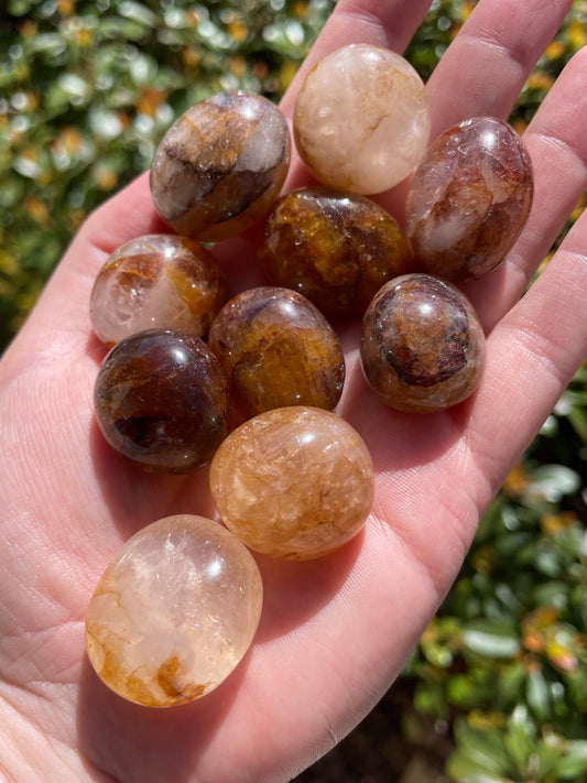 Golden Healer Quartz Crystal Tumbles