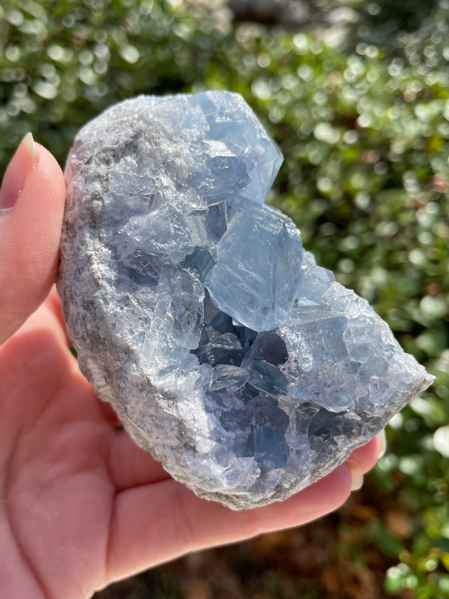 Celestite Crystal Cluster