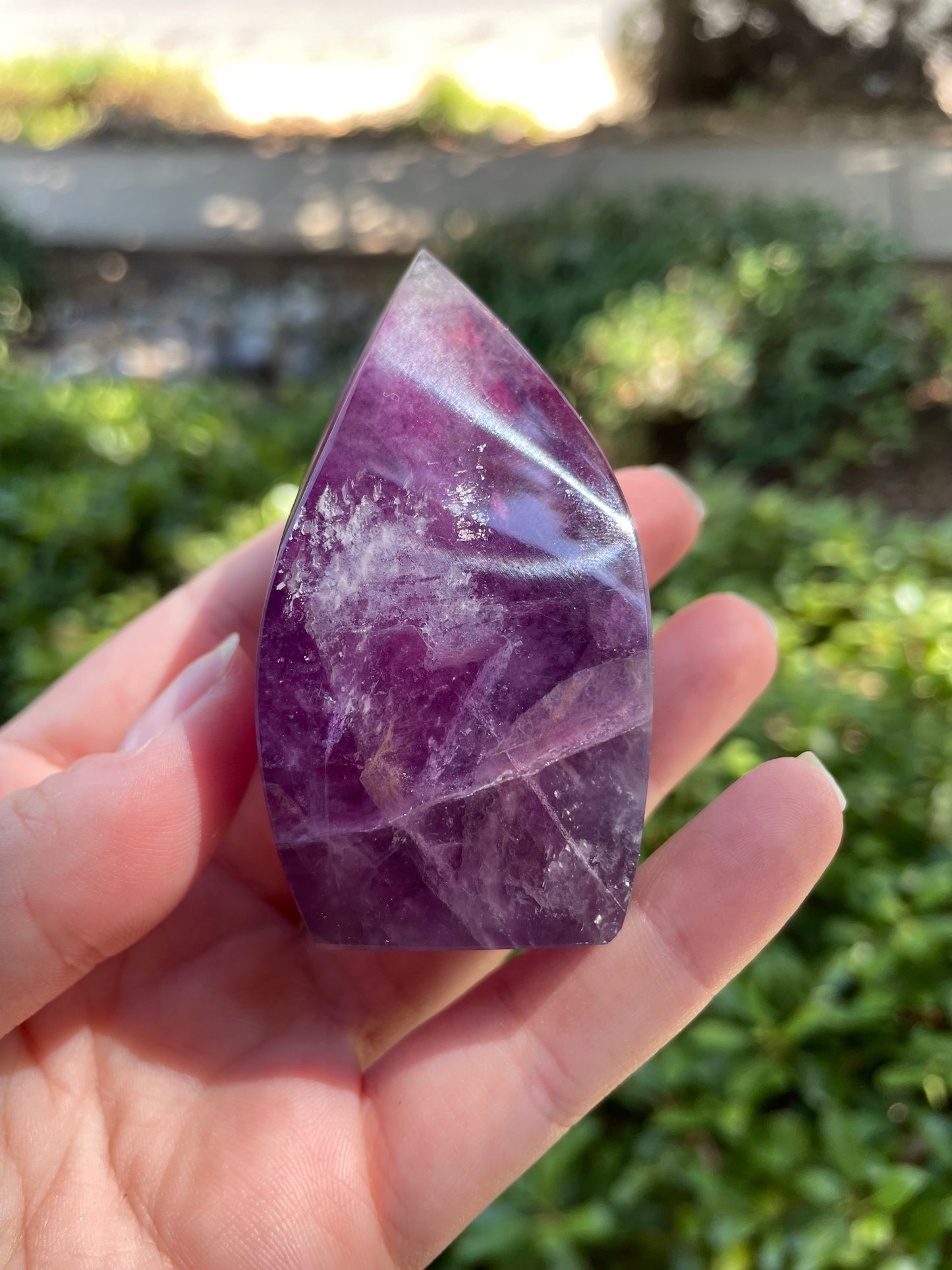 Rainbow Fluorite Crystal Freeform