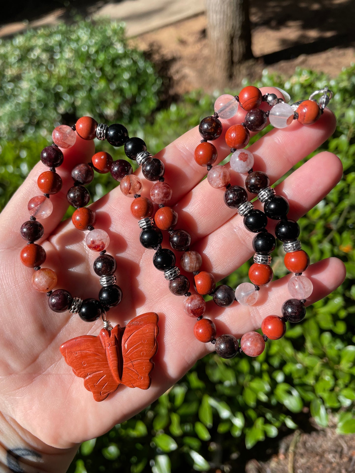 I am Rooted in my Power 🦋Crystal Talisman Necklace