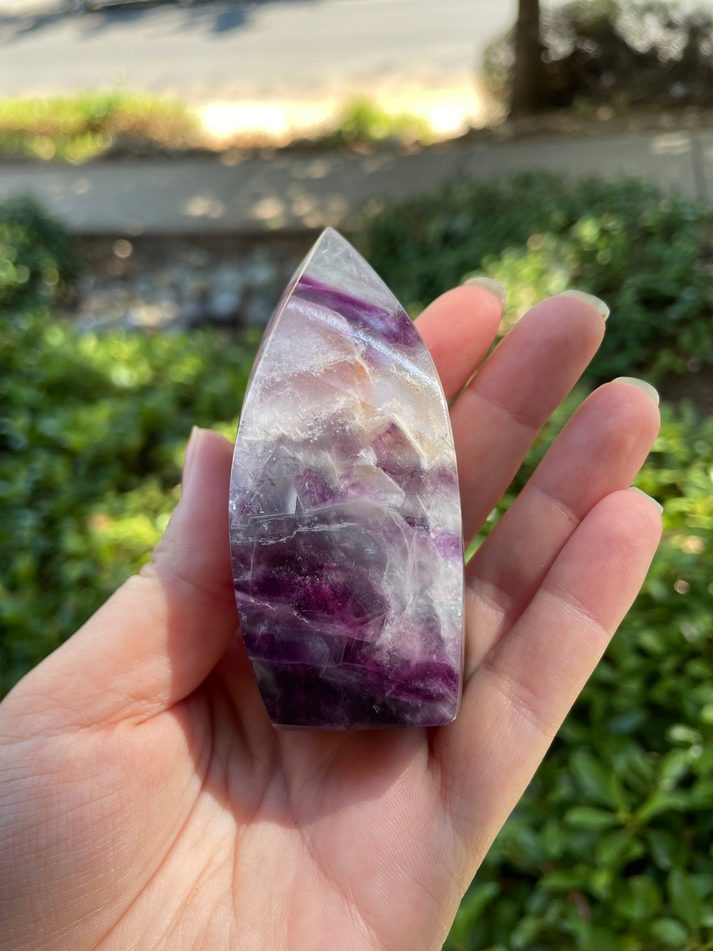 Rainbow Fluorite Crystal Freeform