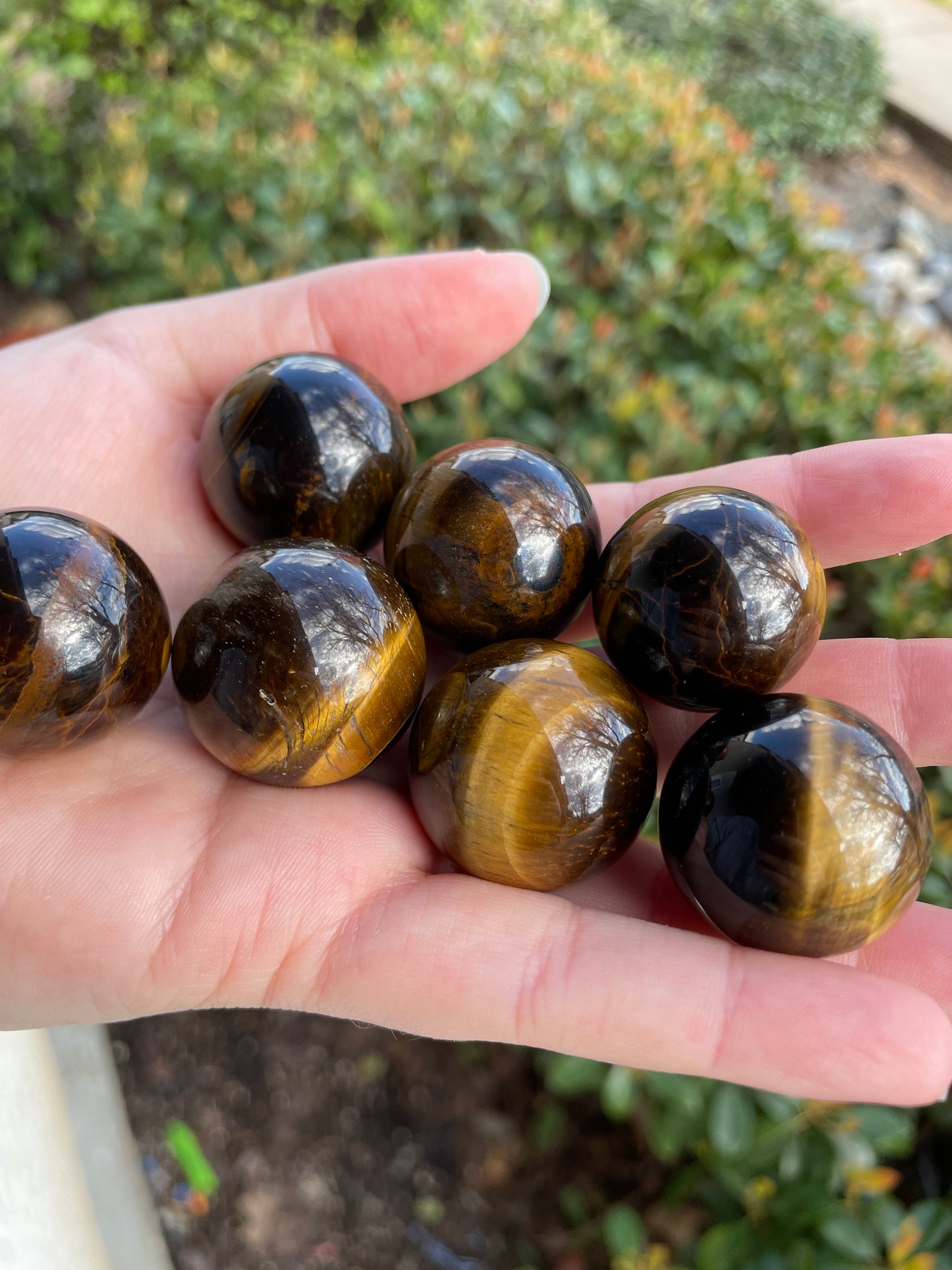 Tigers Eye Crystal 1” Spheres