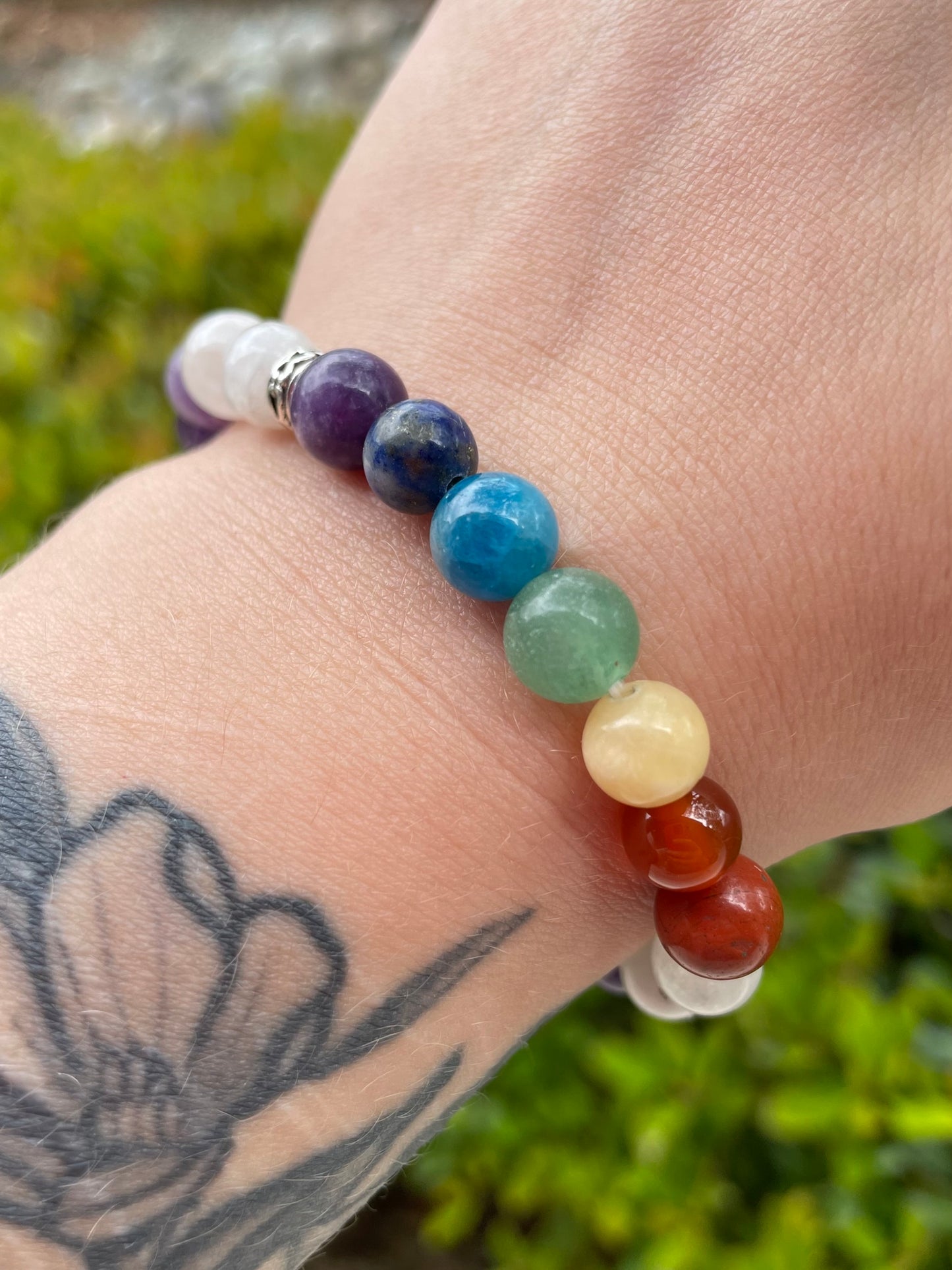 Chakra Balancing & Intuition Boosting Crystal Bracelet