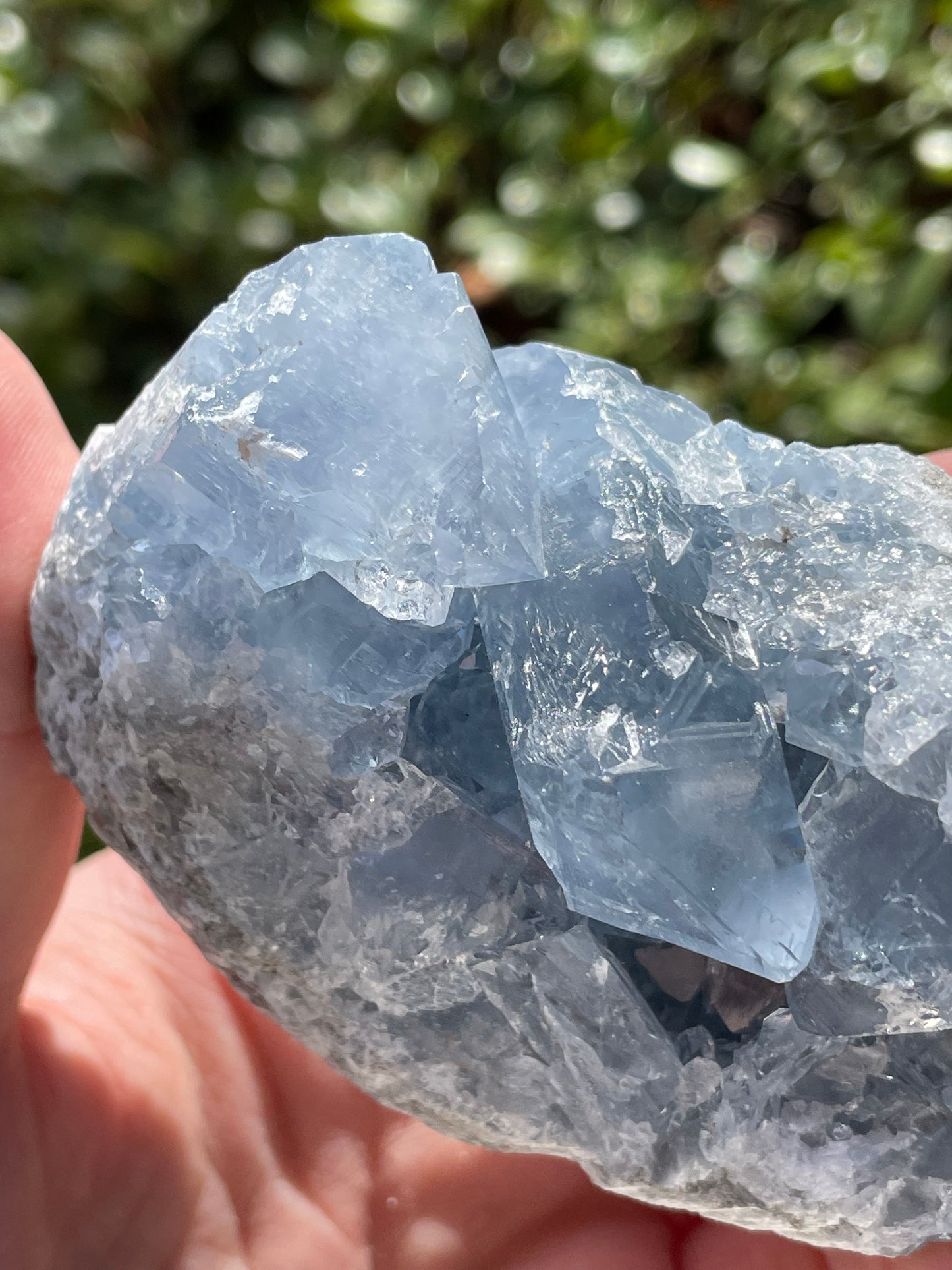 Celestite Crystal Cluster