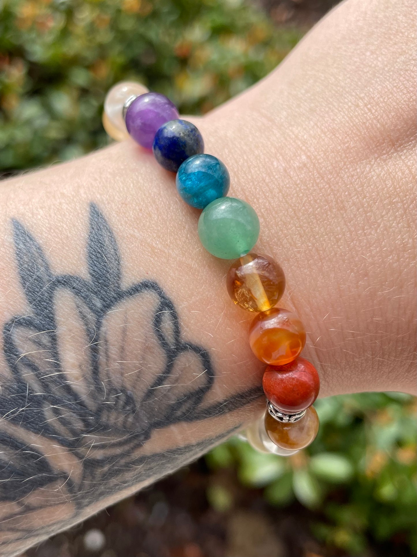 Chakra Balancing & Energy Clearing Crystal Bracelet 🌈