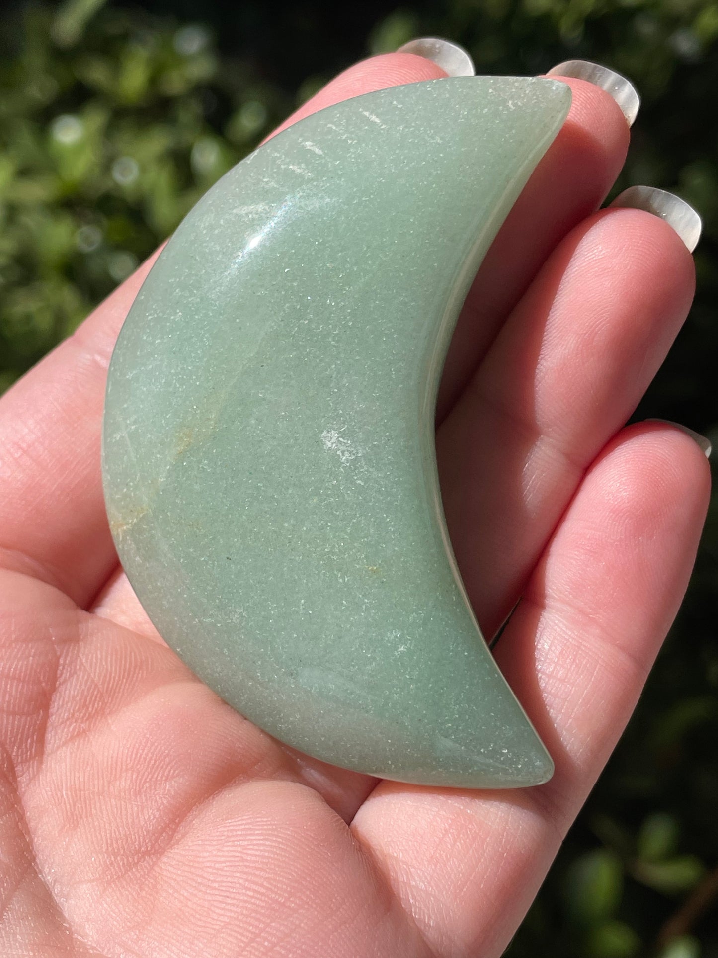 Green Aventurine Crescent Moons 🌙