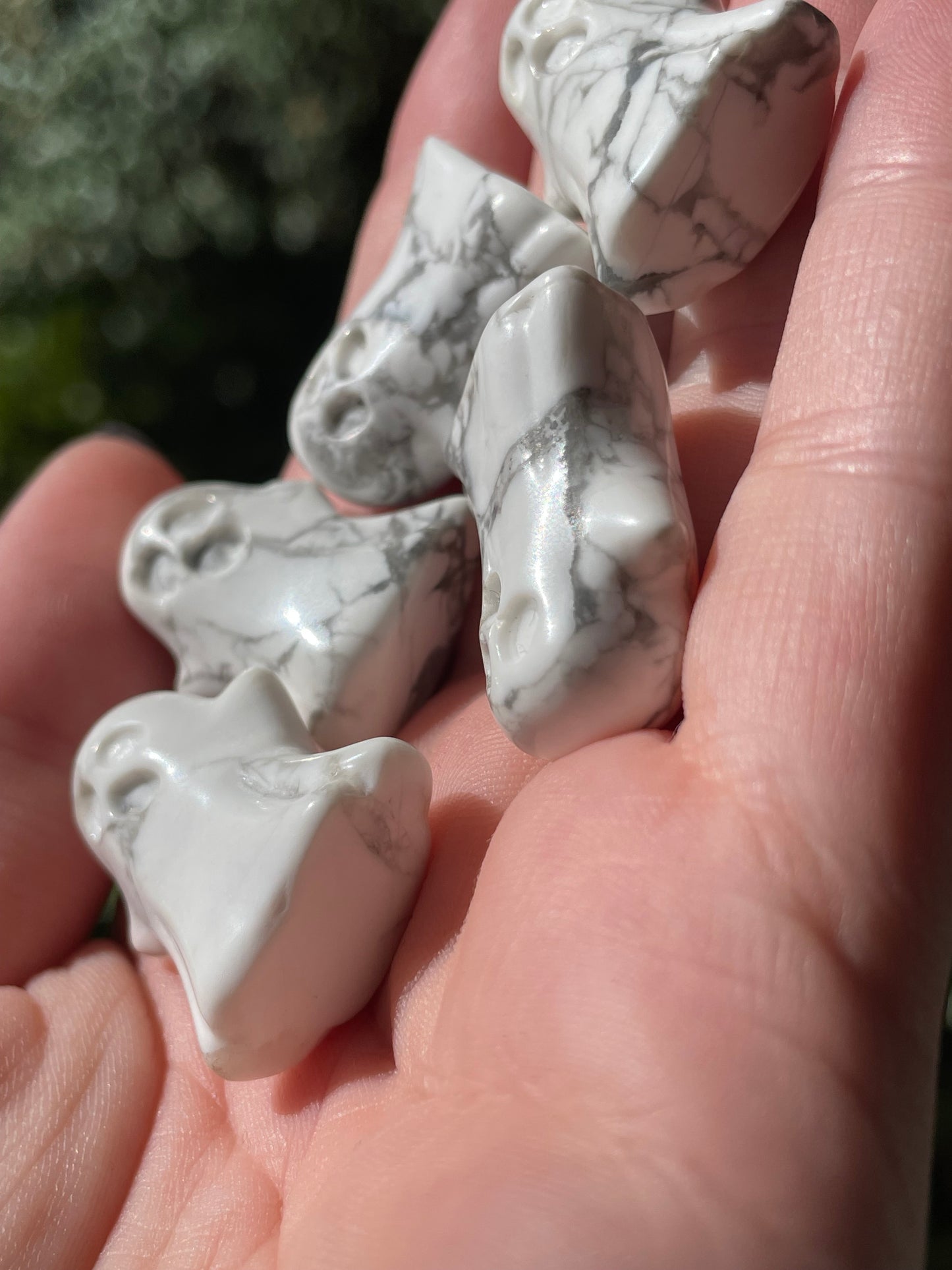 Small Howlite Ghosts