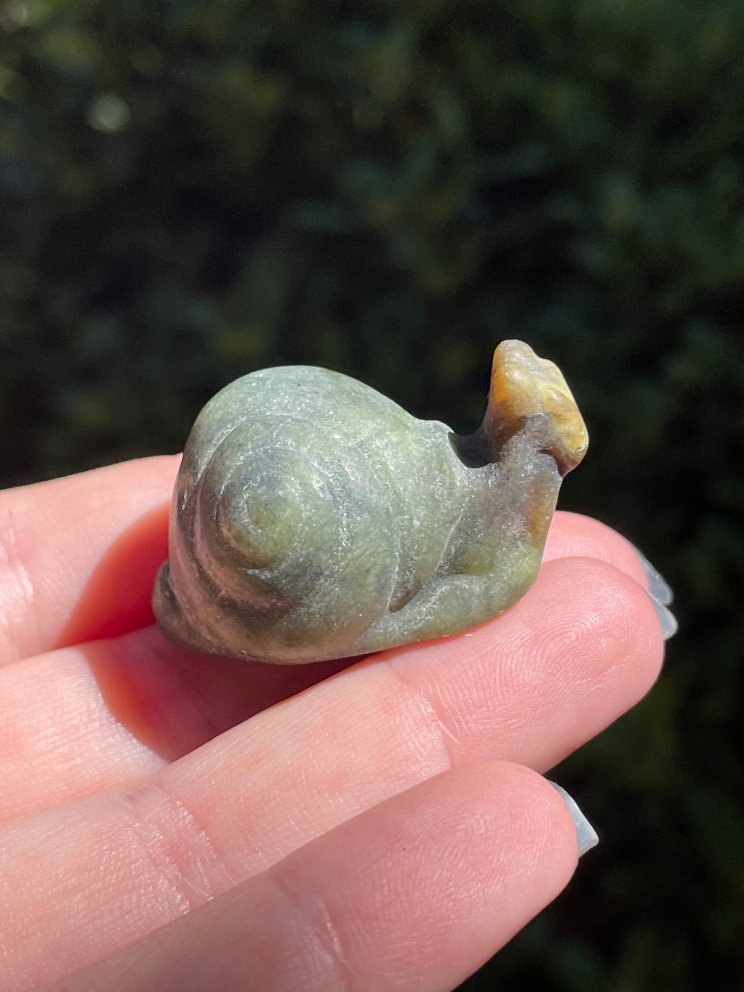 Cute Snail Crystal Carvings