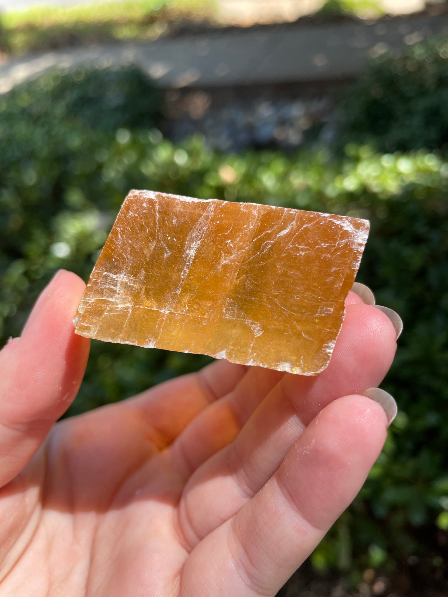 Golden Optical Calcite Crystal