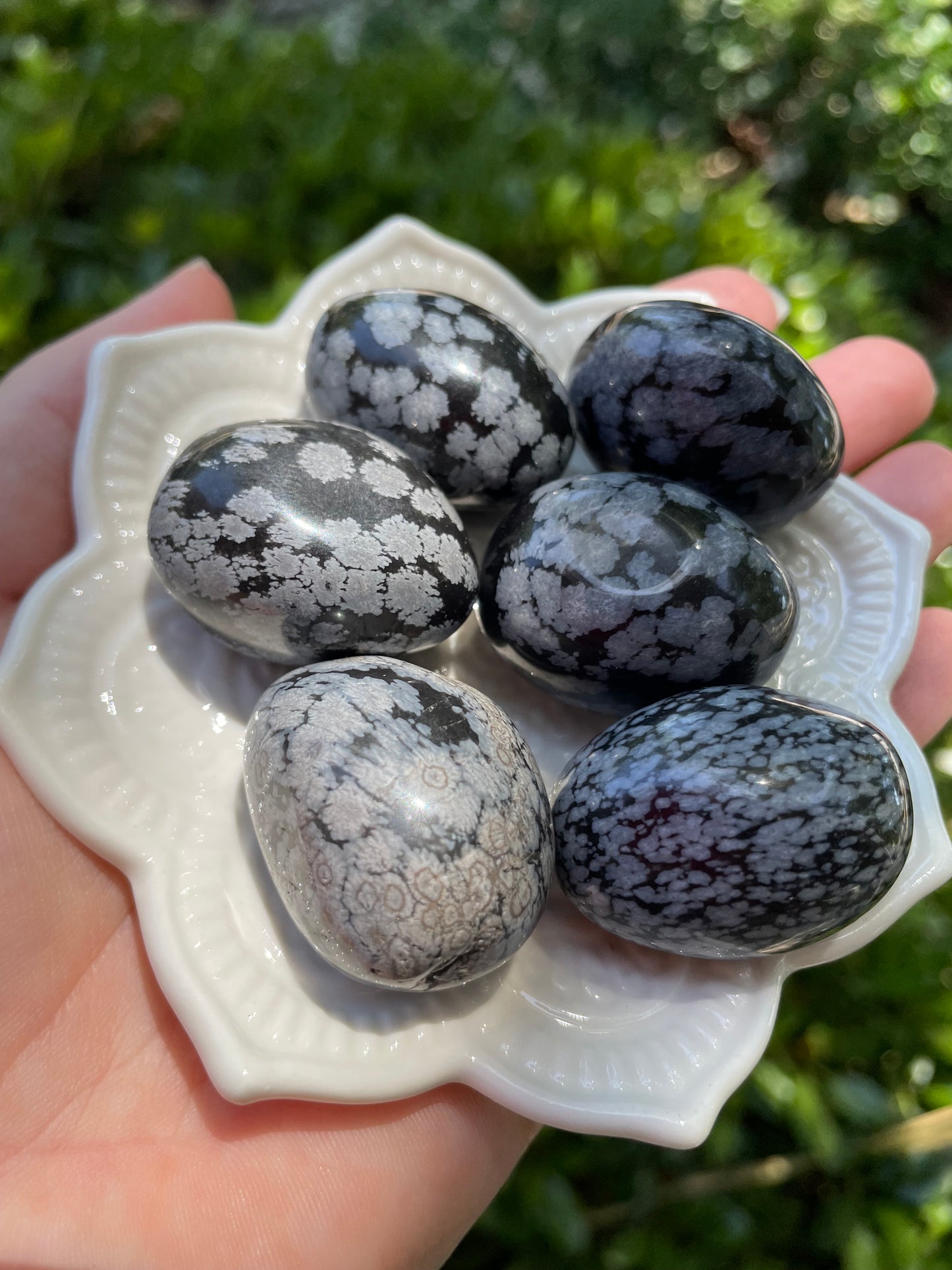 Snowflake Obsidian Tumbles