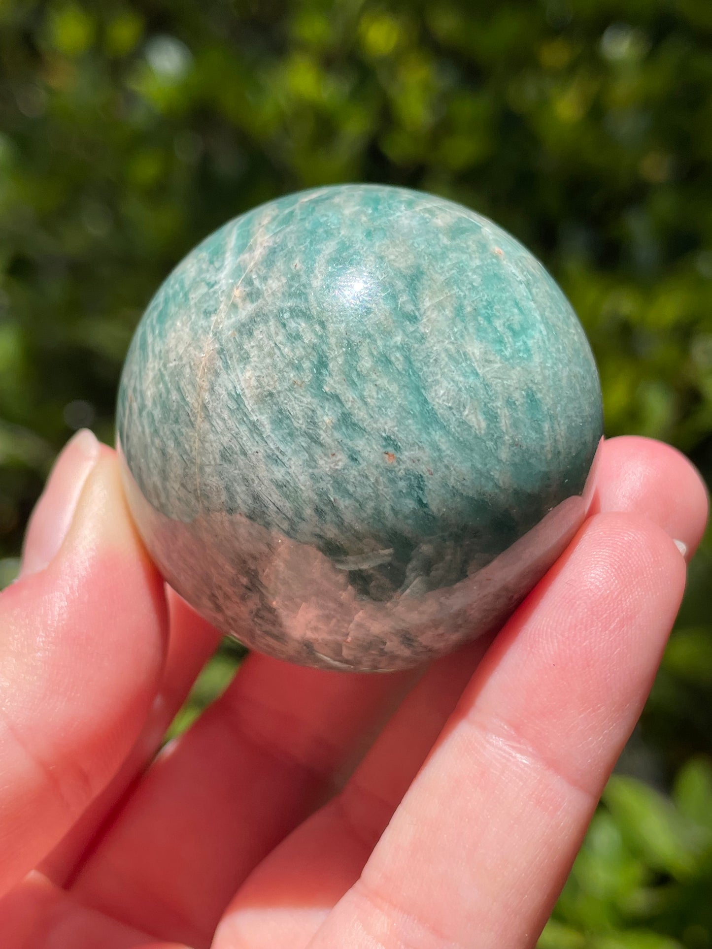 Amazonite Crystal Spheres