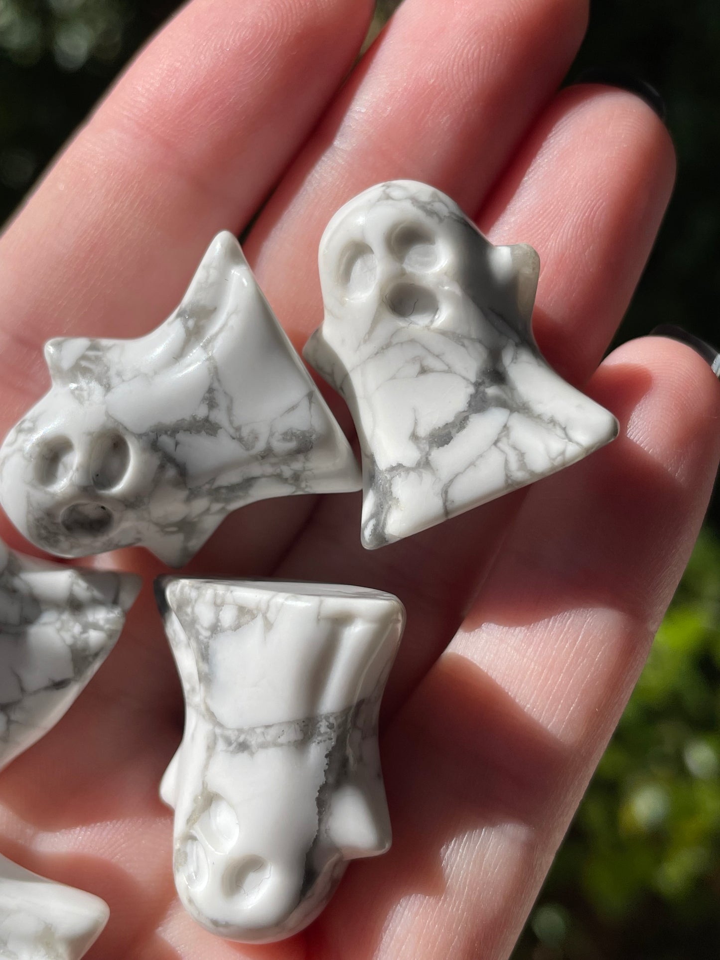 Small Howlite Ghosts