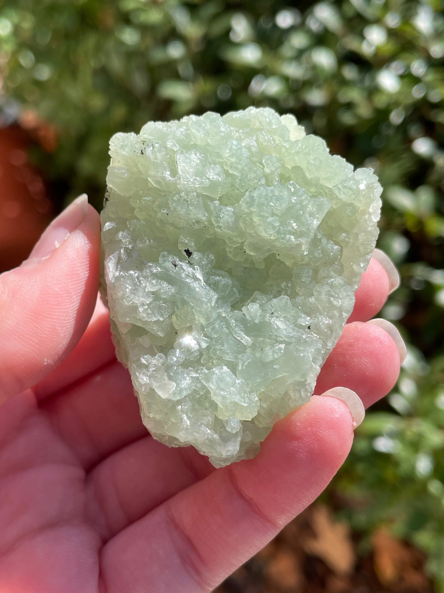 Prehnite Raw Cluster