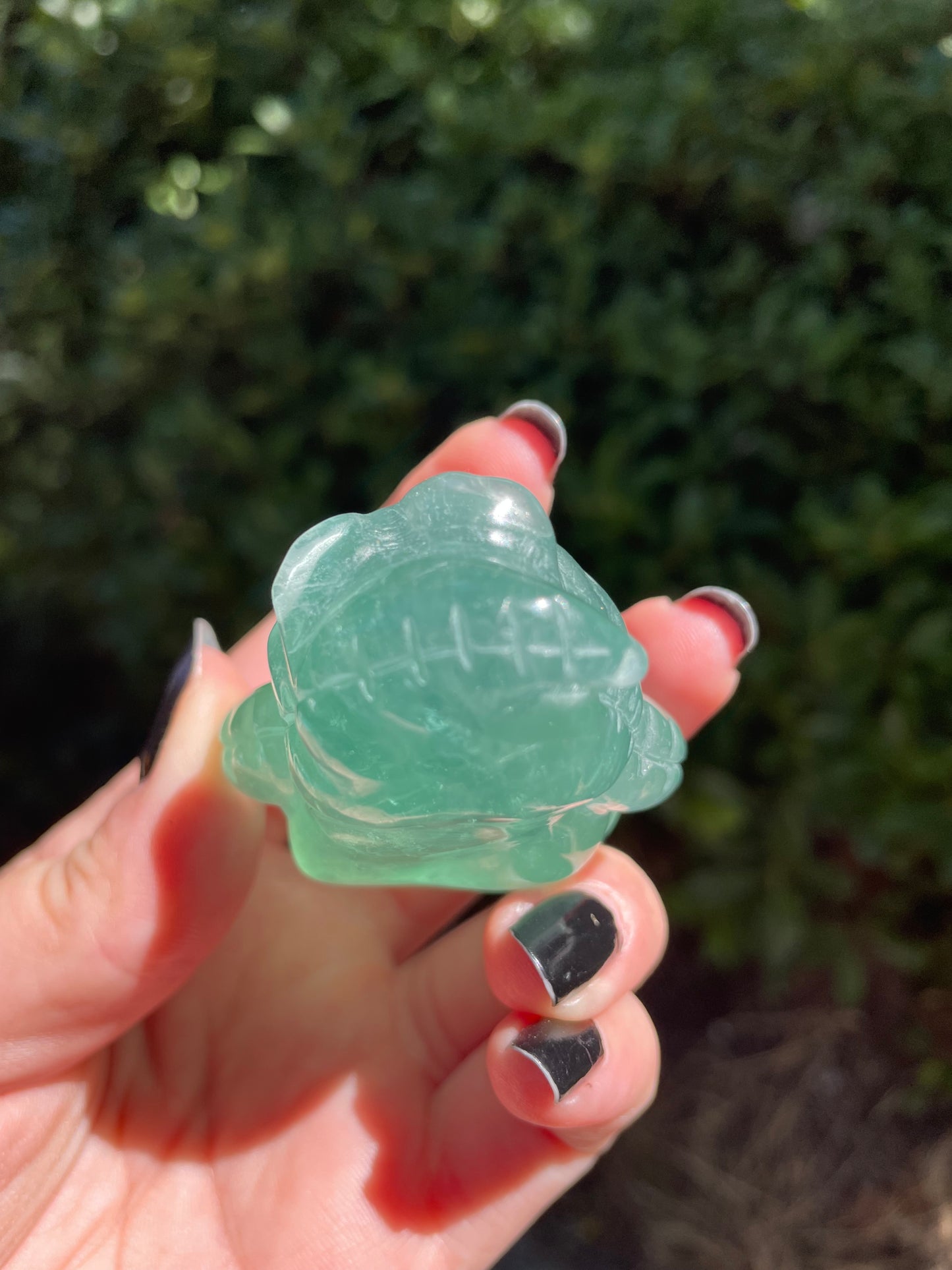 Large Green Fluorite Oogie Boogie NBC Crystal Carving