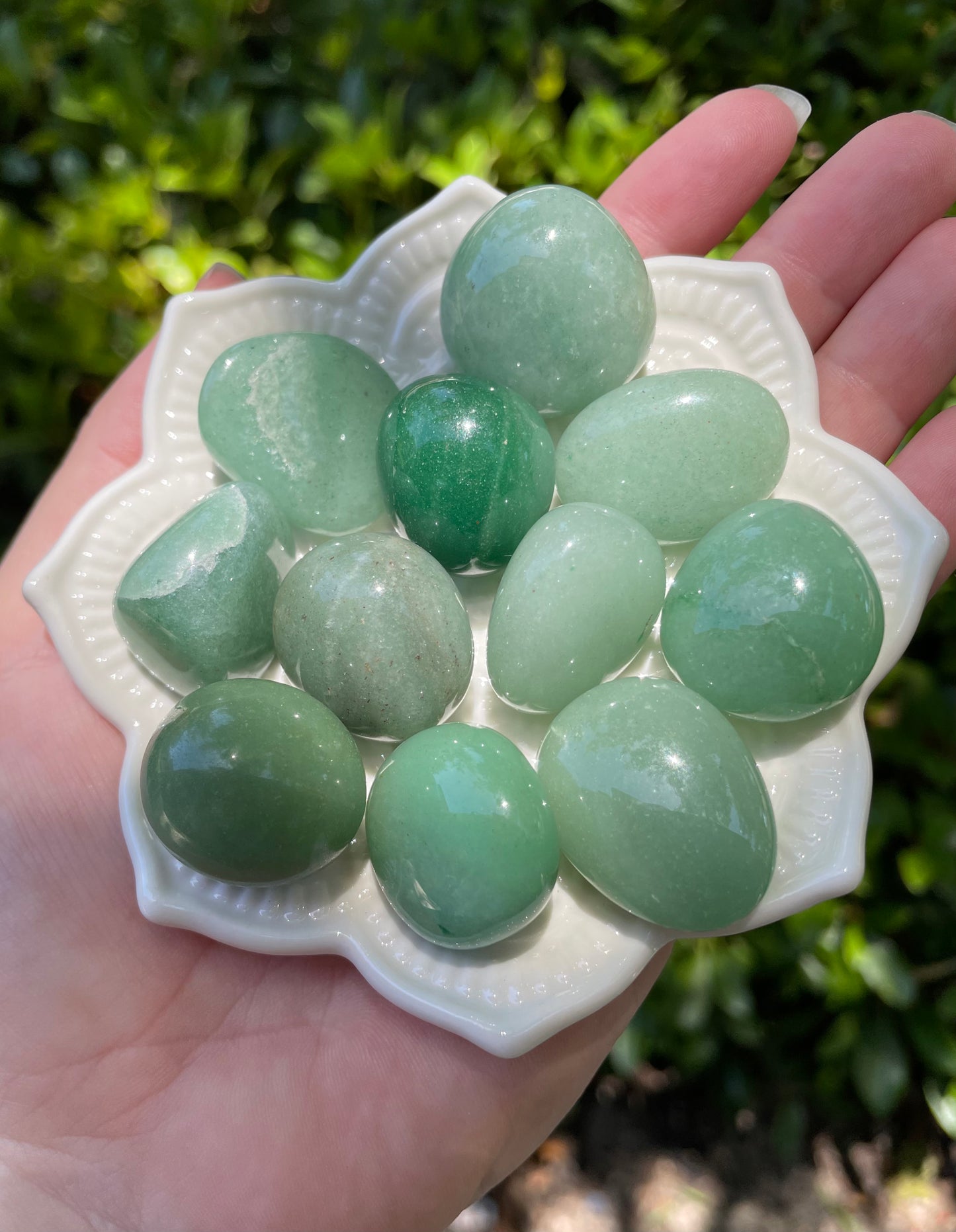 Green Aventurine Crystal Tumbles