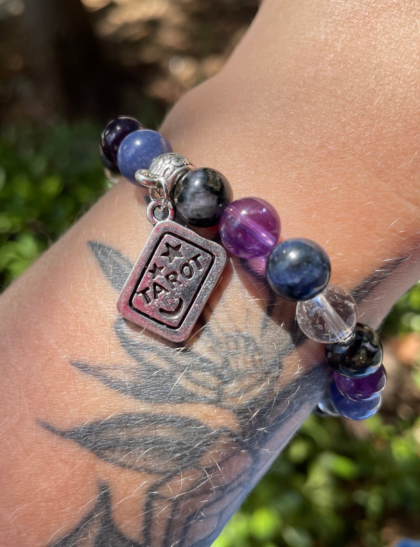 Tarot Crystal Bracelet for Third Eye Opening & Communication