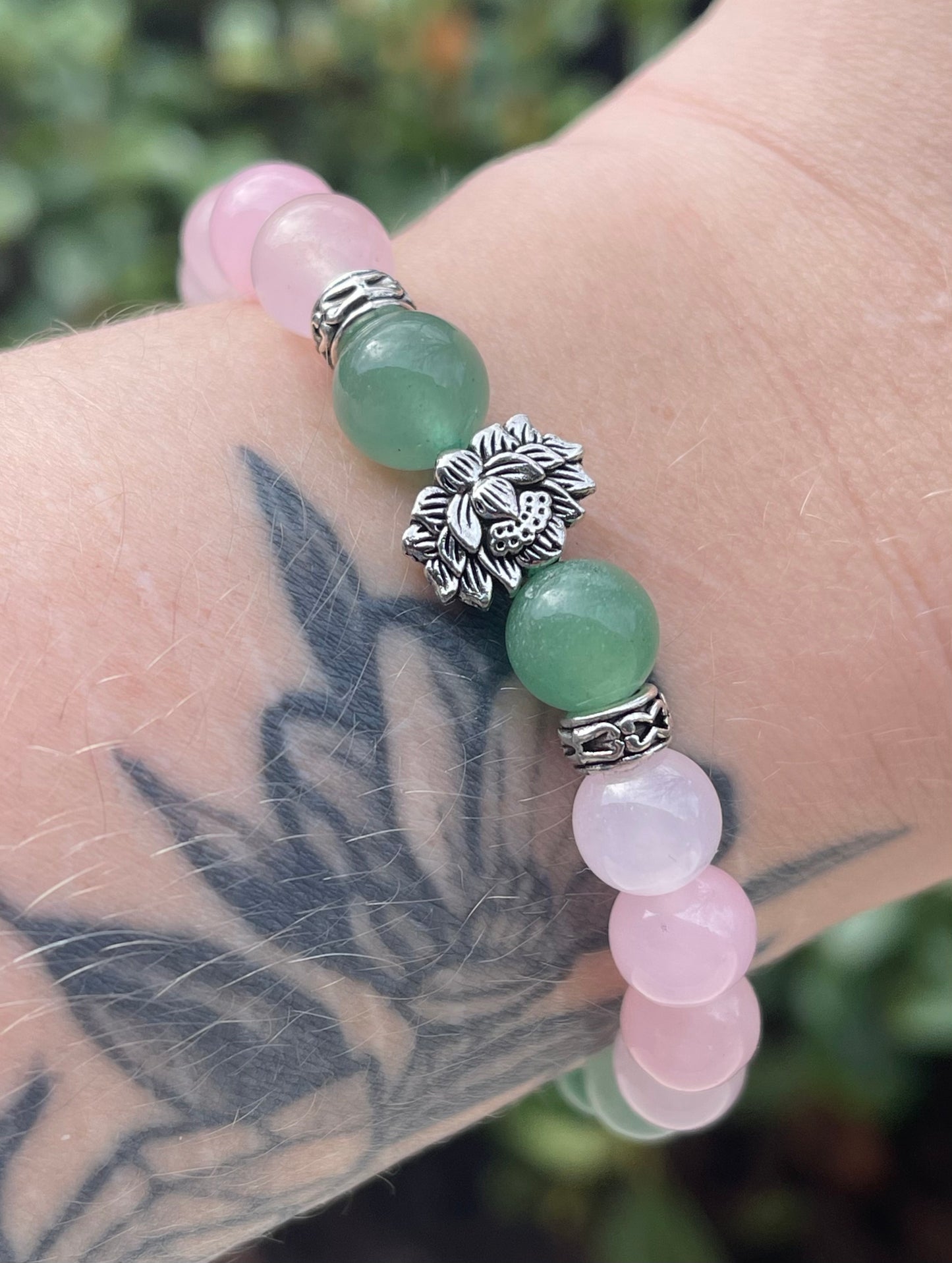 Lotus Flower Transformation Crystal Bracelet for Luck & Love