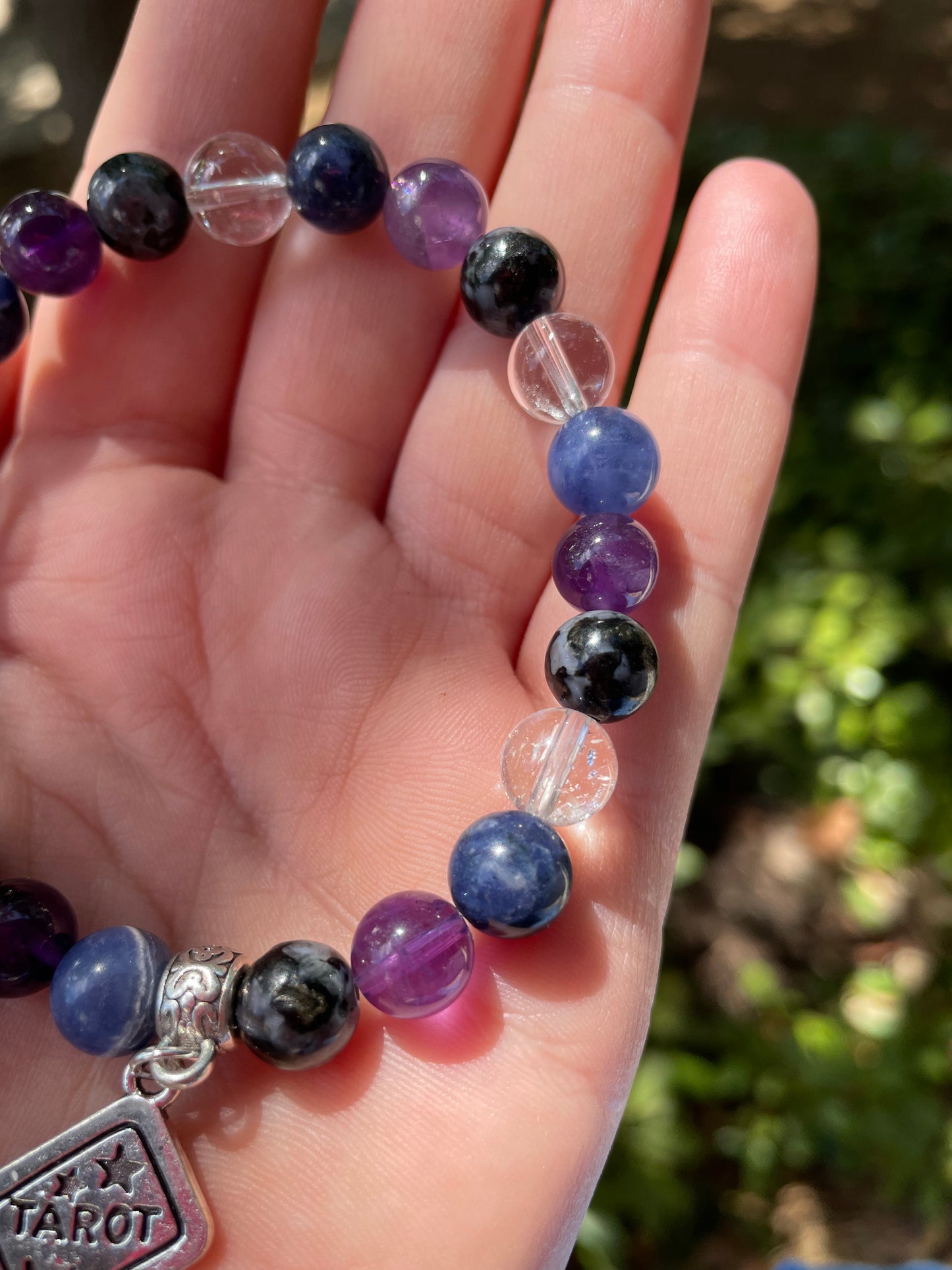 Tarot Crystal Bracelet for Third Eye Opening & Communication