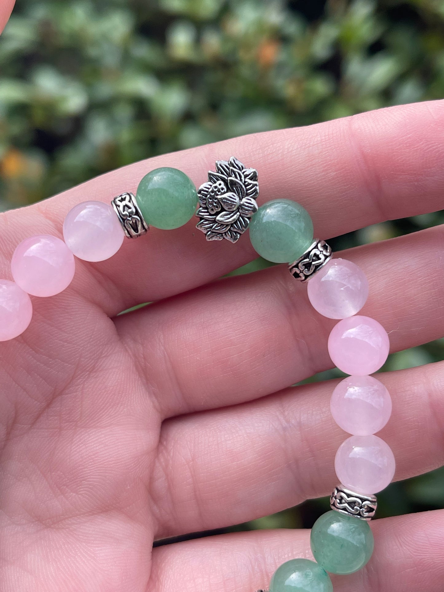 Lotus Flower Transformation Crystal Bracelet for Luck & Love