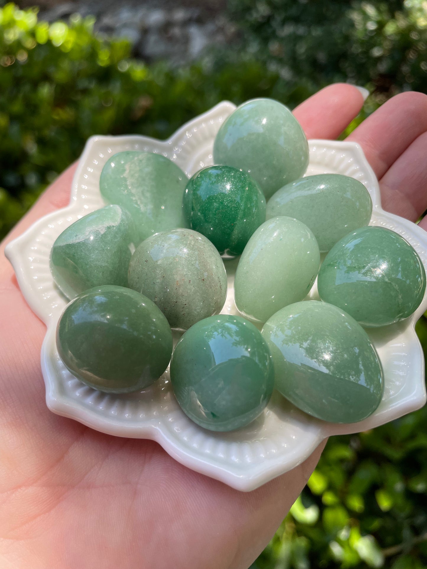 Green Aventurine Crystal Tumbles