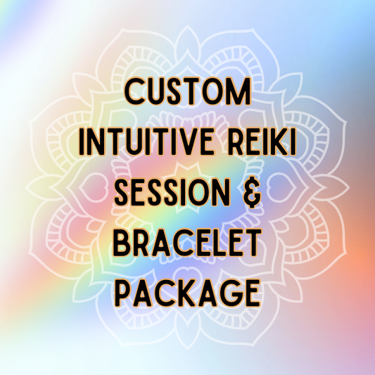 Remote Reiki + Custom Intentional Intuitively Made Crystal Bracelet Combo