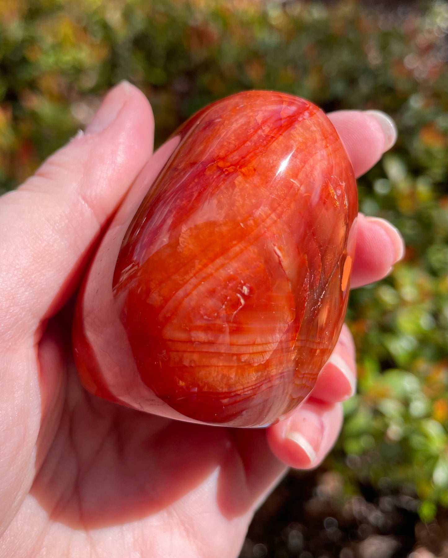 Carnelian Crystal Self Standing Free Form