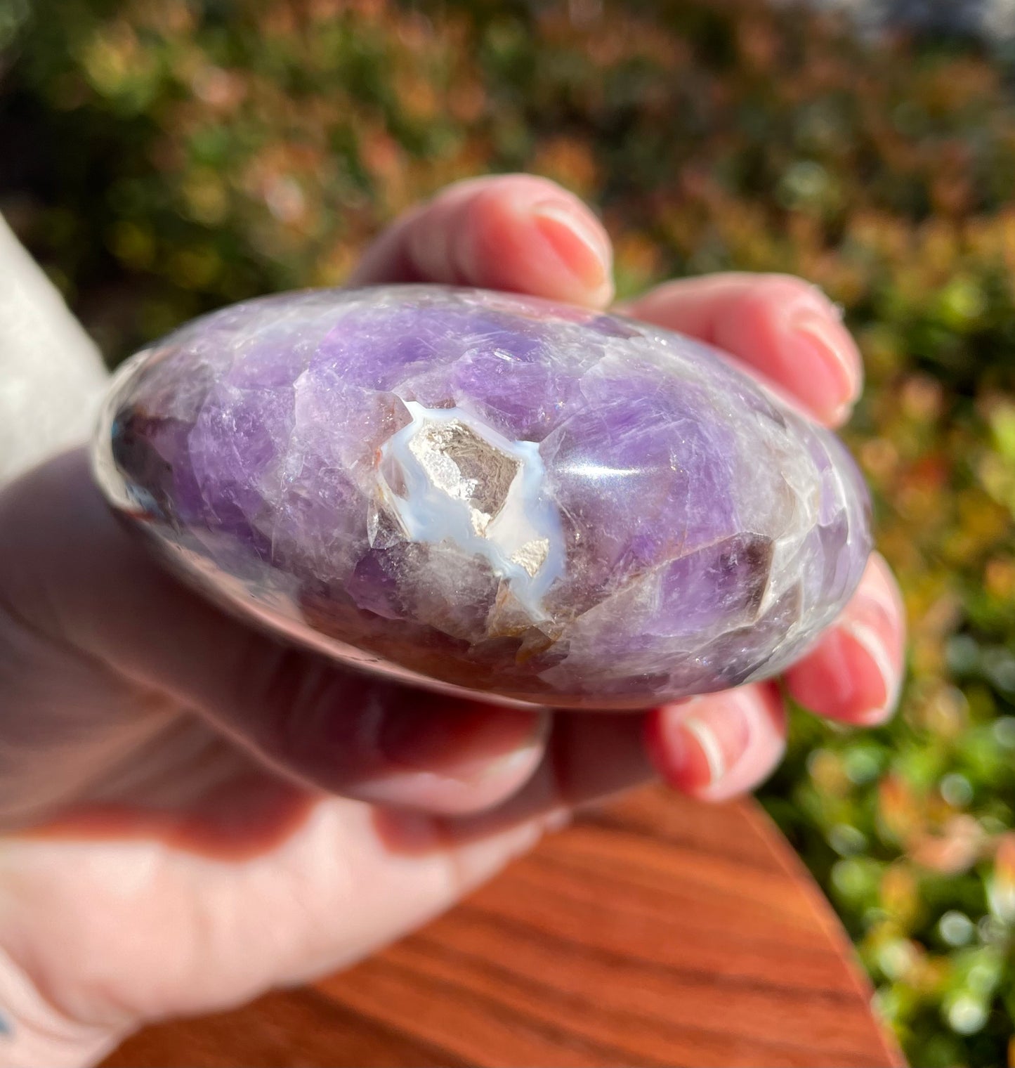 Large Amethyst Crystal Heart