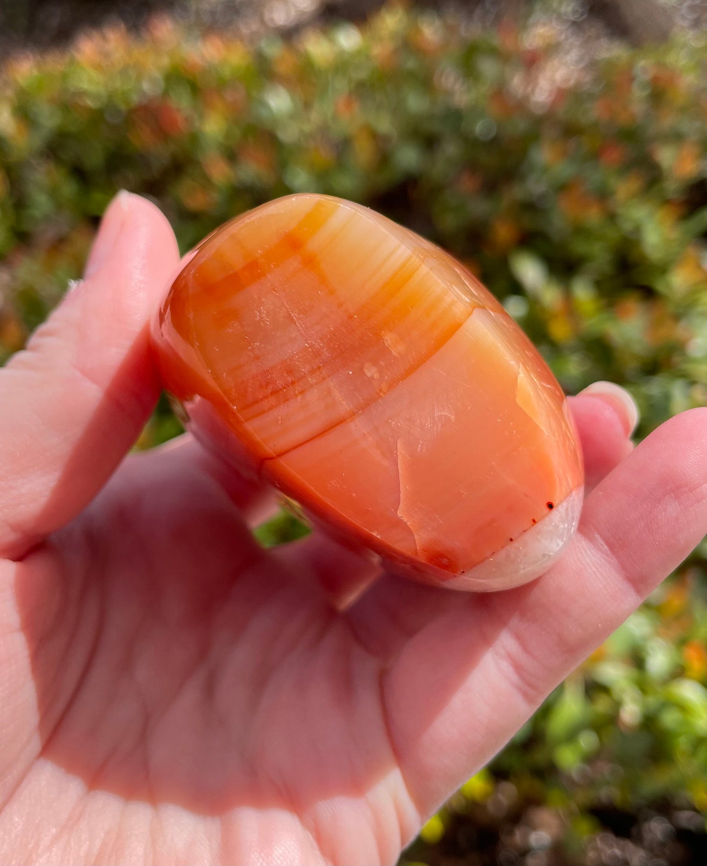 Carnelian Crystal Self Standing Free Form