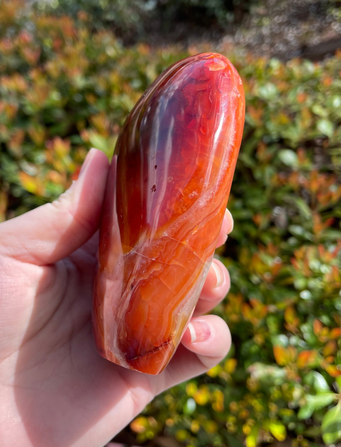 Carnelian Crystal Self Standing Free Form