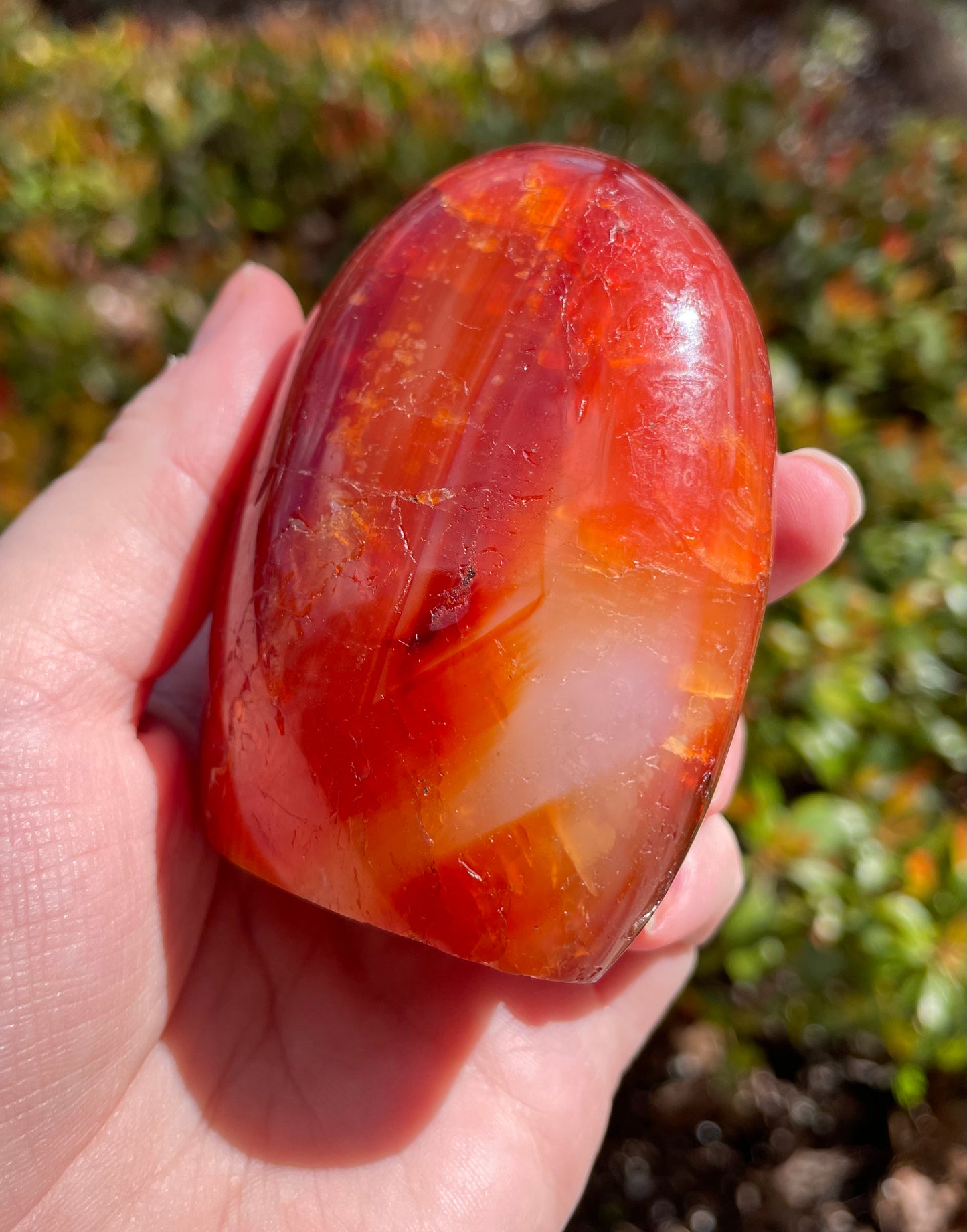 Carnelian Crystal Self Standing Free Form