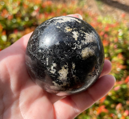 Black Tourmaline Crystal Sphere