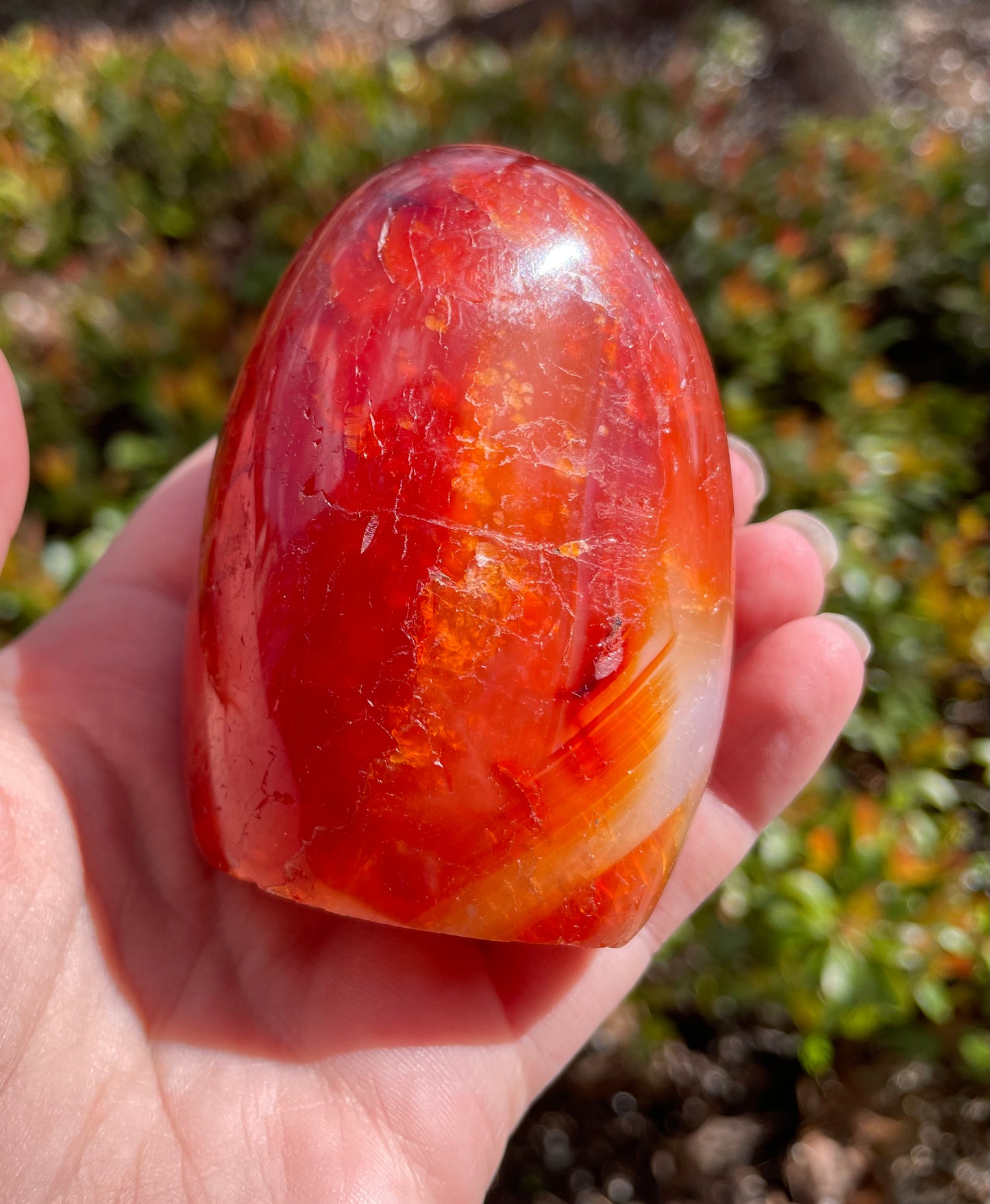 Carnelian Crystal Self Standing Free Form