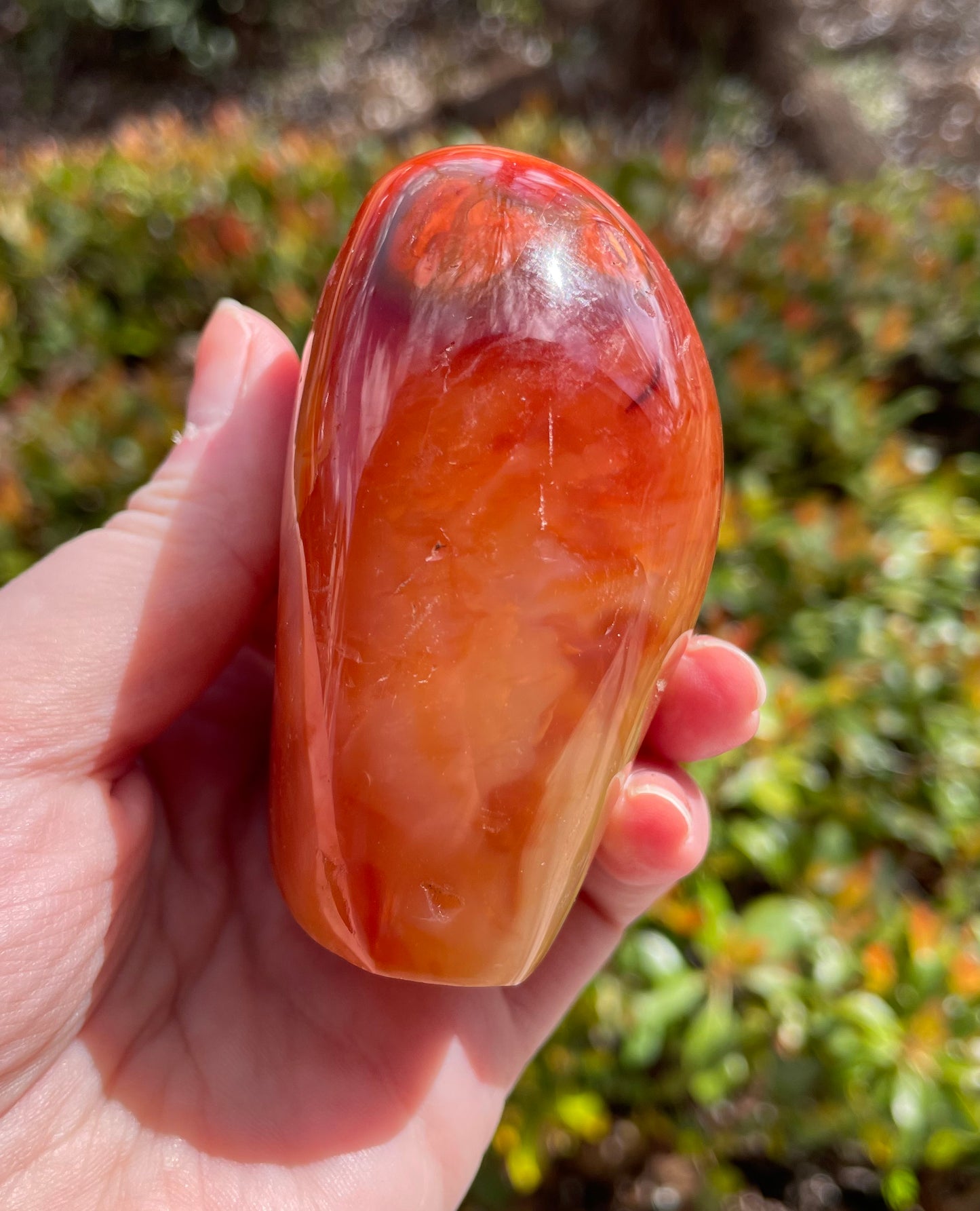 Carnelian Crystal Self Standing Free Form