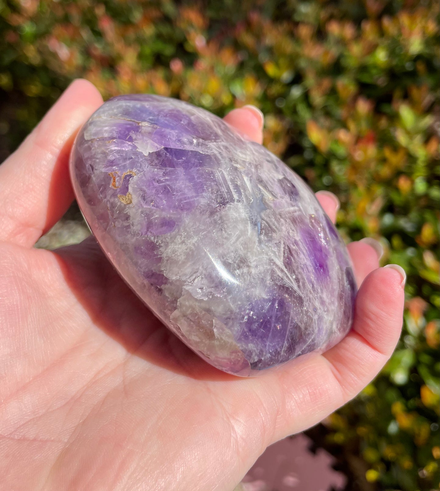 Large Amethyst Crystal Heart